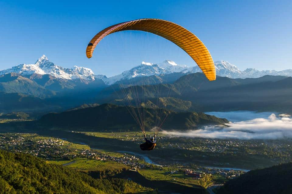 Paragliding in Pokhara 1